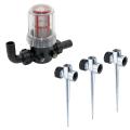 3 Pack 1/2 Inch Zinc Watering Sprinklers for Yard, Lawn Irrigation