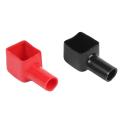 1 Pair Red+black Car Battery Covers Insulation Caps Positive+negative