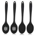 4 Pcs Silicone Nonstick and Slotted Spoons Serving Slotted Spoon