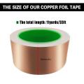 Double Guide 0.05mm Thick Self-adhesive Copper Foil Tape