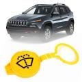 For Jeep Cherokee Windshield Washer Fluid Reservoir Cap Cover