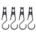 4pcs Outdoor Camping Awning Tent Clasp Towels Cups Hanging Hooks