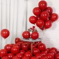 100pcs Red Thickened Balloons Set, for Decoration Party Birthday