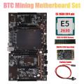 H61 X79 Btc Mining Motherboard with Cpu+4g Ram+120g Ssd+switch Cable