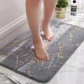 Modern Bath Mat Rug Anti Slip Washable Living Room Mat Rectangle E