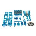 Front and Rear Shock Absorbers C-shaped Seat Rc Car Upgrade ,blue