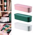 6 Storage Case Drawer Organizers with Cover for Handkerchiefs Pink