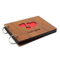 Diy Photo Album Wood Cover Scrapbook 8 X 6 Inches Full Love