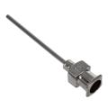 Stainless Steel Luer Lock Dispensing Needle Tip, 18 Gauge, 0.57mm Id X 1.18mm Od, 1" Length (pack Of