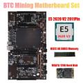 Btc Mining Motherboard X79 H61 with E5 2620 V2 Cpu Recc 4gb Ddr3