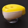 4 Pcs Smile Face Toothbrush Cover Holder with Suction Cup Bath