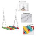 8pcs Bird Parakeet Toys,swing Hanging Chewing Toy Hammock Ladder