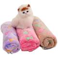 Pet Blankets for Dogs In Autumn and Winter Coral Fleece(pink)