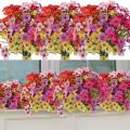 Artificial Outdoor Plants and Flowers 12 Bundles,multicoloured