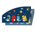 Sunshade Magnetic Suction Car Curtain Copilot Cute Cartoon Pattern
