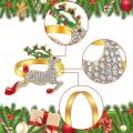 Christmas Napkin Rings - Set Of 10 Napkin Holder Rings for Holiday