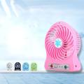 Portable Rechargeable Mini Fan Air Cooler Mini Desk Fan Pink