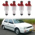 4pcs Fuel Injector Nozzle Bac906031 For-vw Golf Iii 1h1 1.8l 91-97