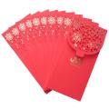20 Pcs Chinese Red Envelopes for New Year Wedding (7x3.4 Inch