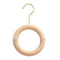 Wooden Ring Hanger Clothing Store 360 Rotating S-shaped Decoration