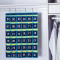 36 Hanging Storage Bag for Classroom Mobile Phone Calculator Holders