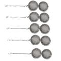 6 Piece Mesh Tea Ball 2 Inch Tea Infuser Strainers for Tea