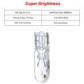 20pcs T5 17 86 206 286 Halogen Bulb Car Instrument Panel Lamp 1.2w