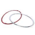 For Nissan Juke 2010-2014 Front Bumper Headlight Ring Cover Abs 2pcs