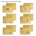 37pcs Christmas Gift Envelope Stationery Set Kraft Paper