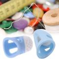 Set Of 2 Sewing Silicone Needles Thimbles Non-slip Finger Protector