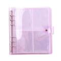 6 Holes Loose-ring Binder with 200 , 3 Inch Photos Album, Purple