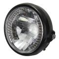 7 Inch Motorcycle Round Headlight Halogen H4 Bulb for Bobber