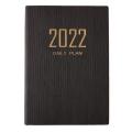 A5 2022 Planner English Agenda Notebook Journal Notepads Diary,black
