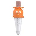 Bluetooth Condenser Mic Speaker with Led Lights for Kids Orange