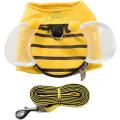 Yellow Vest Chest Strap Wings Backpack Design Small Pet Supplies A