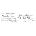 Sleep In Peace Psalm 4:8 Wall Decal Decor Quote Inspire
