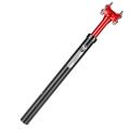 Gewage Bicycle Seatpost Fixed Gear Mtb Tube Saddle,27.2x400mm Red