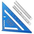 7 Inch Triangle Ruler,aluminum Alloy Triangle Ruler High Precision