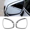 Chrome-plated Rearview Mirror Rain Eyebrow for Mercedes-benz W206
