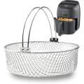 Air Fryer Basket Mesh Steamer Basket,air Fryer Crisping Basket