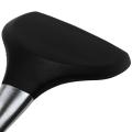 Non-stick Silicone Cooking Spatula Stainless Steel Handle Black