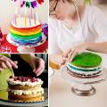 4 Pcs 8 Inch Round Cake Tin, Silicone Cake Mould, Layer Cake Tin