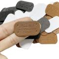 100pcs Faux Leather Tags for Clothes Labels Diy Garment Accessories