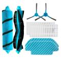 Main Brush Side Brush Mop Cloths Rag for Cecotec Conga 4090 4690 5090