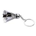 Metal Three-dimensional Badminton Tournament Key Chain Pendant Sports