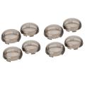 Smoked Turn Signal Lens Covers Lenses for Pack Of 4