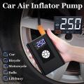 Rechargeable Air Pump Tire Inflator Wired Type Portable Compressor