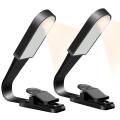 Usb Rechargeable Reading Light with Contact Sensor,clip On Book Light