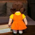 Squid Game Doll Plush 1 2 3 Wooden Figure Doll Human Figure Girl Gift