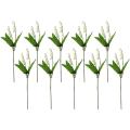 20 Pcs Artificial Lily Of The Valley Faux Flowers for Home Garden